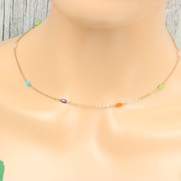 Minimalist Necklace Chain, Elegant Jewelry for Women & Girls | MLCRC1948 - Picture 8 of 10